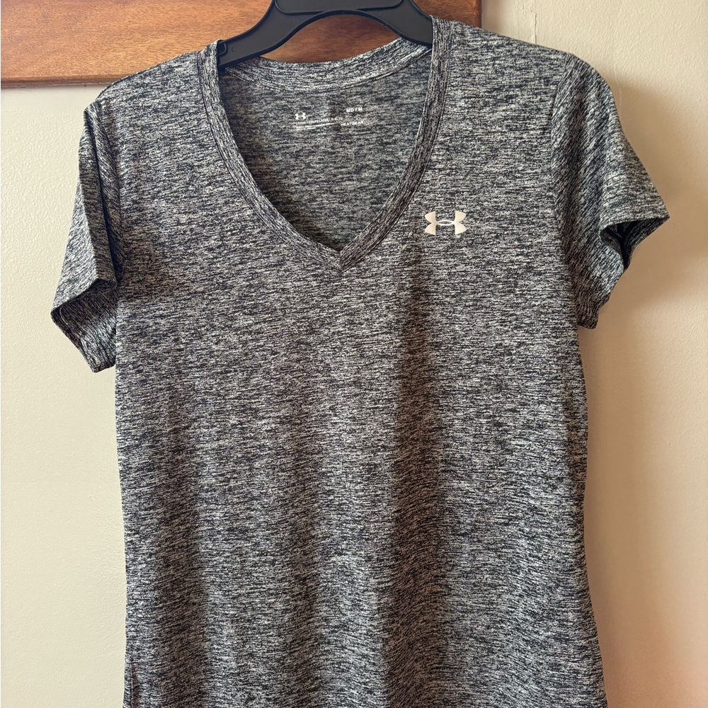Under Armour Gray Fitted Short Sleeve Tee